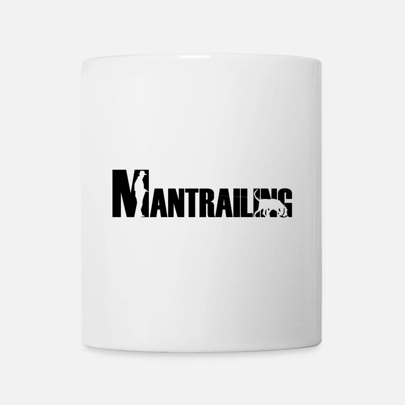 Mantrailing Bloodhound - Tasse - Weiß
