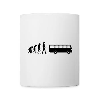 Bus / Busfahrer / Arbeit / Job - Tasse - Weiß - Vorne
