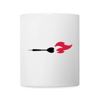 dart dartpfeil - Tasse - Weiß - Vorne