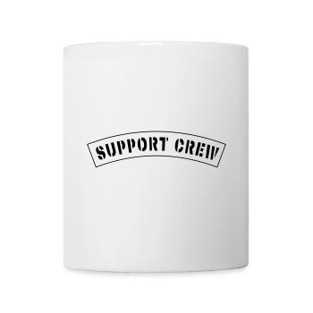 Support Crew Style Patch - Tasse - Weiß - Vorne