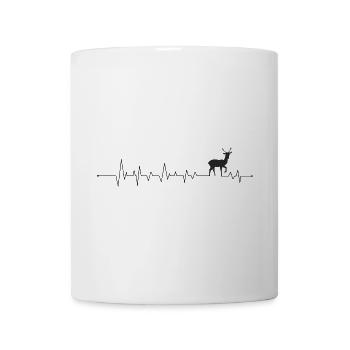 Deer Heartbeat - Mug - white - Front