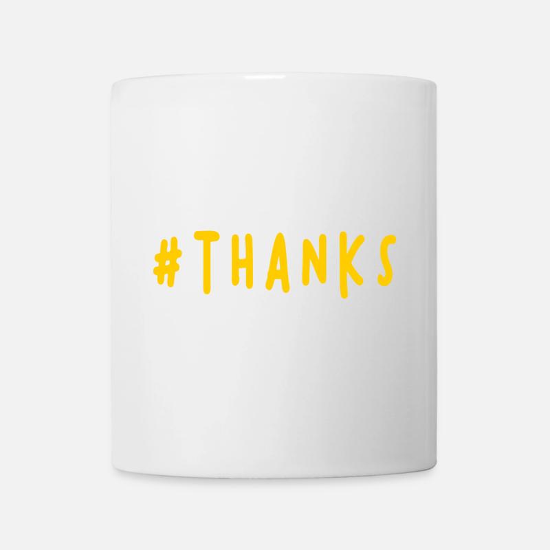 VIELEN DANK. DANKE. VIELEN DANK. JAHRESTAG. GEBURT. - Tasse - Weiß