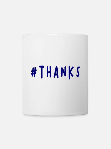 VIELEN DANK. DANKE. VIELEN DANK. JAHRESTAG. GEBURT. - Tasse - Weiß