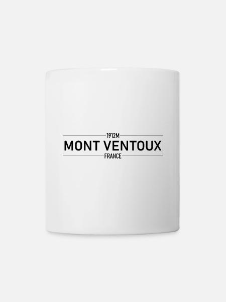 Mont Ventoux Premium Black - Tasse - Weiß