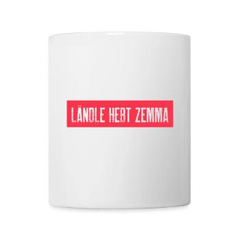 LÄNDLE HERT ZEMMA - Tasse - Weiß - Vorne