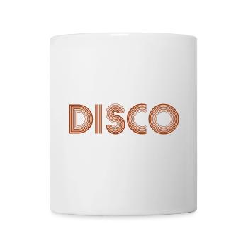 DISCO Boule disco dansante - Mug blanc - blanc - Devant