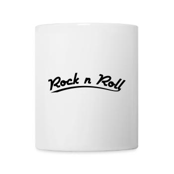 rock n roll design retro vintage style - Mug - white - Front