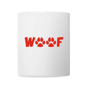 Barking dog (red) - Mug - white - Front