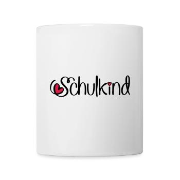 Schulkind - Tasse - Weiß - Vorne