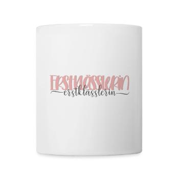 Schulkind Einschulung Grundschule Erstklässlerin - Tasse - Weiß - Vorne