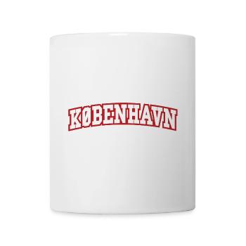 København Varsity Schriftzug - Tasse - Weiß - Vorne