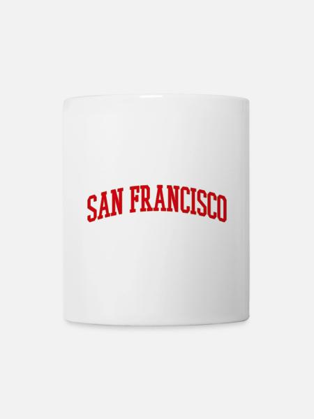 San Francisco Arch Lettering - Mug - white