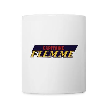 Capitaine flemme - Mug blanc - blanc - Devant