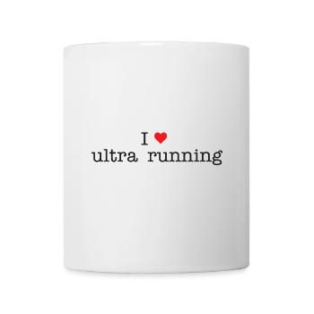 Ich liebe Ultra Running - Tasse - Weiß - Vorne