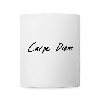 carpe diem - Tasse - Weiß - Vorne