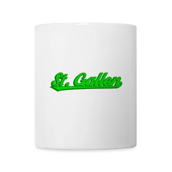 Lettrage néon de StGallen - Mug blanc - blanc - Devant