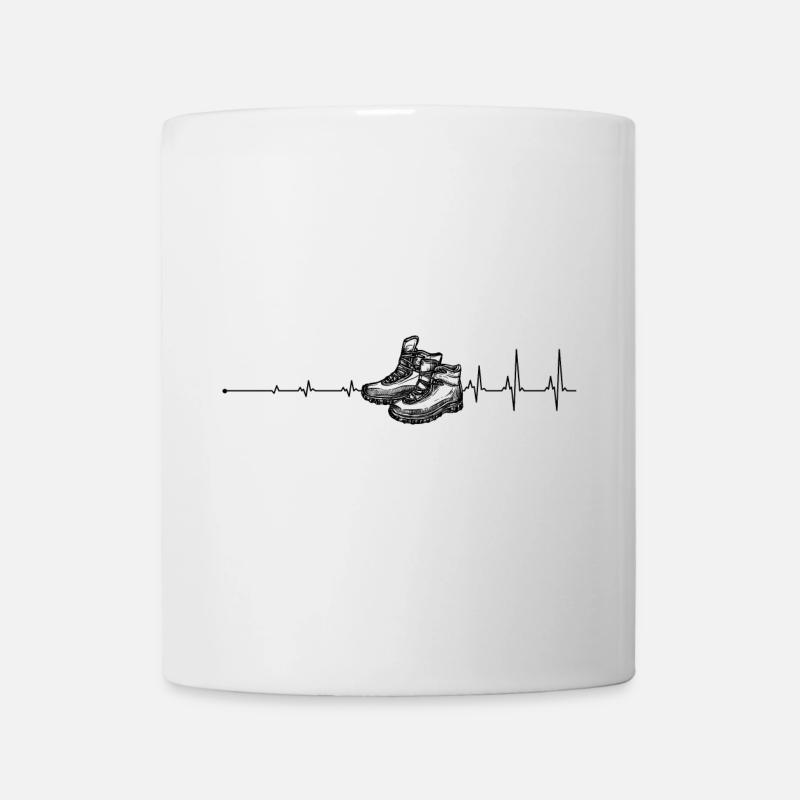 Bottes de randonnée Heartbeat - Mug blanc - blanc