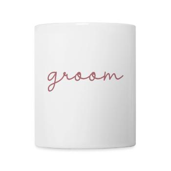 Groom Cool Matching Couple Wedding Party Mariage - Mug blanc - blanc - Devant