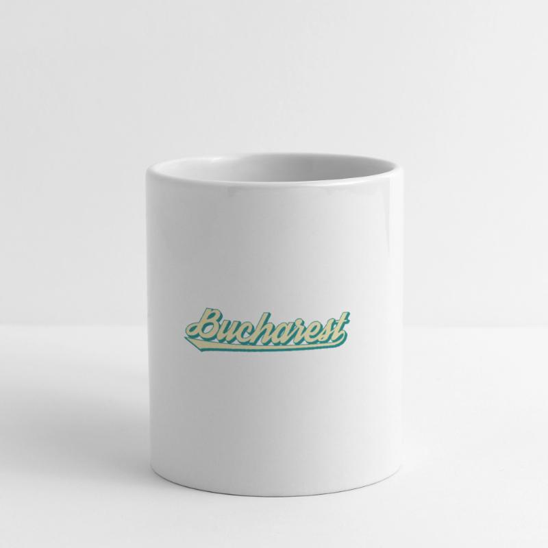 Bucharest Retro Script Tasse