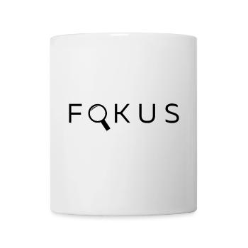 FOKUS Lupe - Tasse - Weiß - Vorne