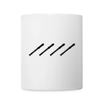 Flutes - Mug - white - Front