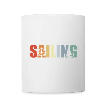 Segeln Segelboot - Tasse - Weiß - Vorne