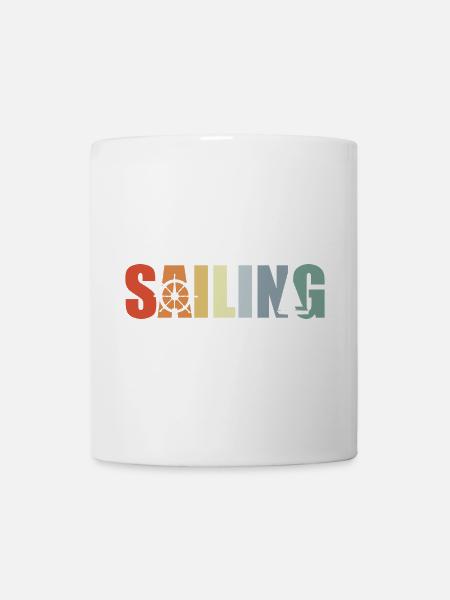 Segeln Segelboot - Tasse - Weiß