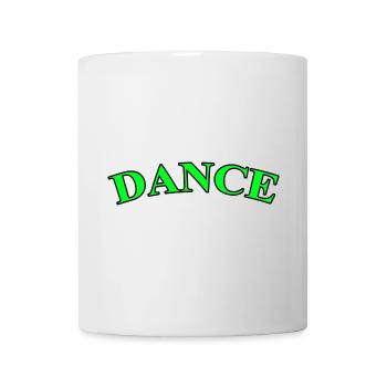 Lasst uns tanzen - Grün - Tasse - Weiß - Vorne