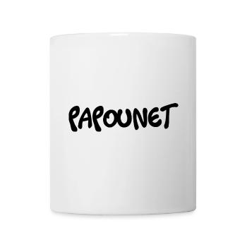 PAPOUNET. PAPA. FÊTE DES PÈRES. BONNE FÊTE PAPA - Mug blanc - blanc - Devant