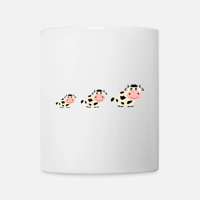 Kuh Kühe Comic - Tasse - Weiß