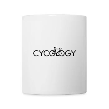 Cycologie - Slogan de l’amoureux du cyclisme - Mug blanc - blanc - Devant