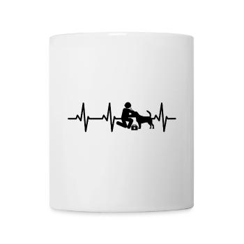 Veterinarian Stick Figure Palpitations - Mug - white - Front