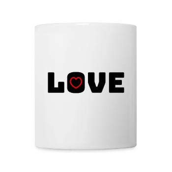 Love Heart red - Mug - white - Front