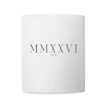 Roman numeral Year of birth Made in 2026 - Mug - white - Front