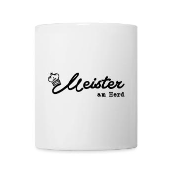 Meister am Herd - Tasse - Weiß - Vorne