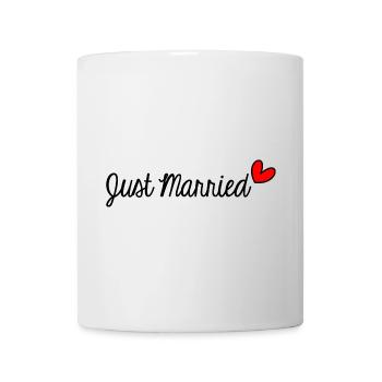ICH HABE GERADE GEHEIRATET. Junggesellinnenabschied. VALENTINSTAG. PAAR. LIEBE - Tasse - Weiß - Vorne