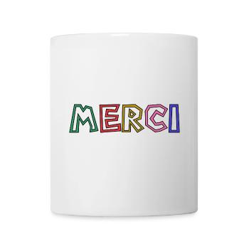 THANK YOU. THANKS. THANK YOU. ANNIVERSARY. BIRTH. - Mug - white - Front