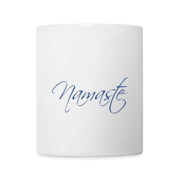 Namaste - Tasse - Weiß - Vorne