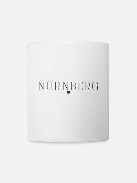 Nürnberg, Deutschland Eleganz Stil Design T-Shirt - Tasse - Weiß