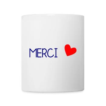 MAÎTRESSE. MAITRE. MERCI. MERCI MAÎTRESSE. MAITRES - Mug blanc - blanc - Devant