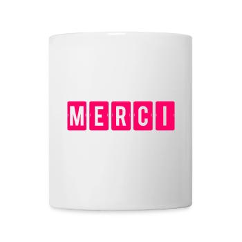 MAÎTRESSE. MAITRE. MERCI. MERCI MAÎTRESSE - Mug blanc - blanc - Devant