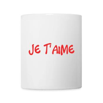 ICH LIEBE DICH. LIEBE. PAAR. GERADE VERHEIRATET. Junggesellinnenabschied - Tasse - Weiß - Vorne
