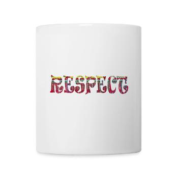Respect, Anglais - Mug blanc - blanc - Devant
