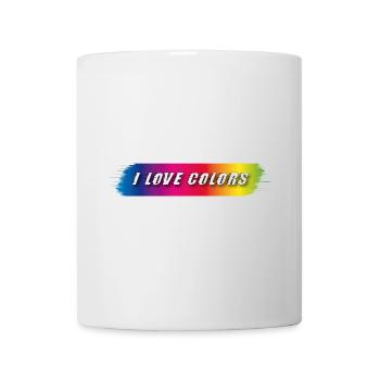j’adore les couleurs - Mug blanc - blanc - Devant