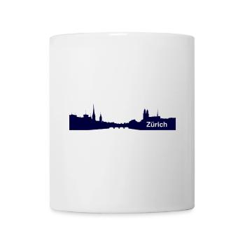 Zürich City Stadt Design - Alpha - Geschenkidee - Tasse - Weiß - Vorne