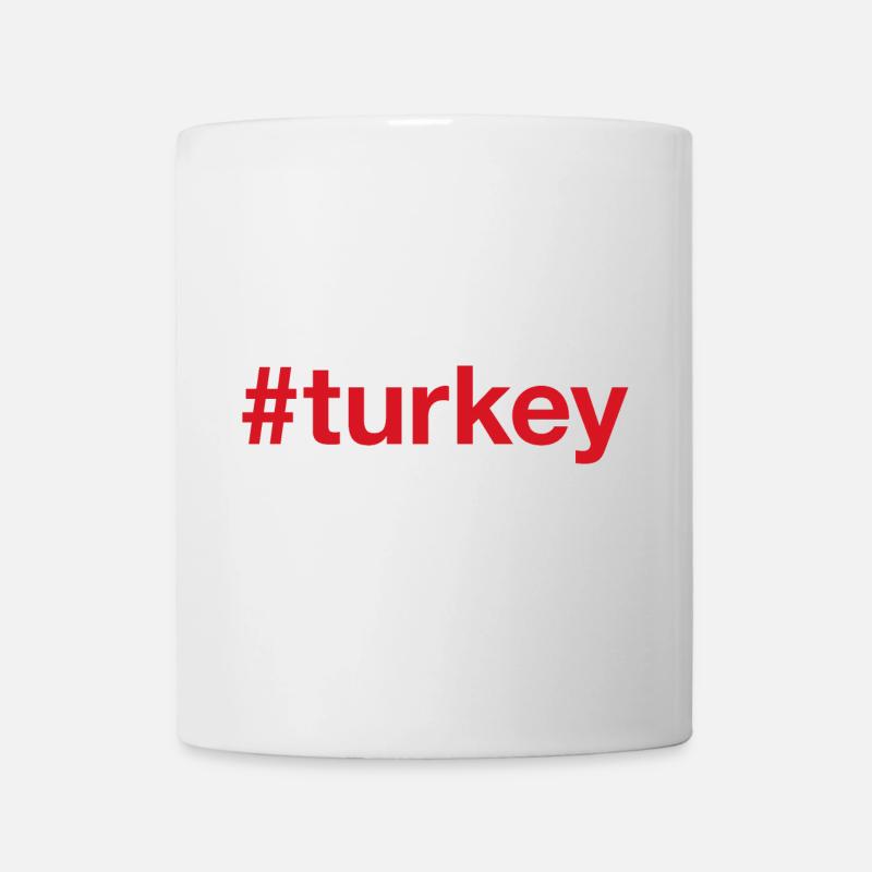 TURKEY Red - Tasse - Weiß