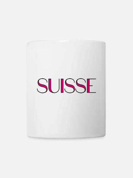 SUISSE. PAYS. GENEVE. HUMOUR. DRAPEAU. GENEVE - Mug blanc - blanc