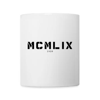 Roman numeral year of birth Made in 1959 - Mug - white - Front