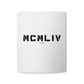 Roman numeral year of birth Made in 1954 - Mug - white - Front