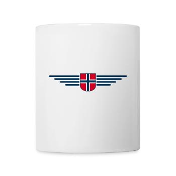 J’aime la tenue T-shirt design Norvège - Mug blanc - blanc - Devant